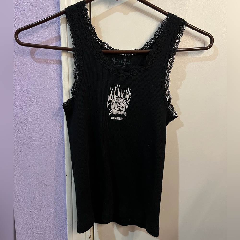 John Galt LA flames tank top